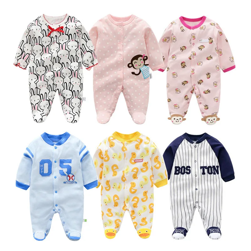 

Newborn 3-12M baby boys 2019 spring baby Rompers soft Baby Boys romper warm Cotton Baby Jumpsuit for kids boys Costumes