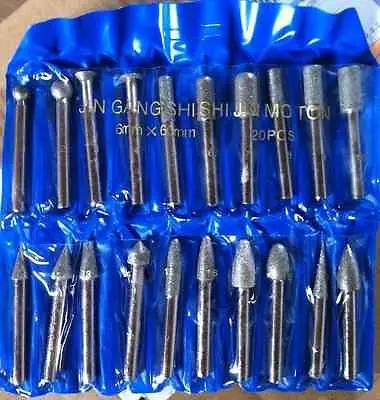 

20 Pieces Set A Box Electric grinding Carborundum accessories Abrasive Kit