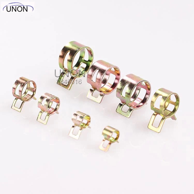 

10Pcs 5-16mm Spring Fuel Oil Water Hose Clip Pipe Tube Clamp Fastener Cooling