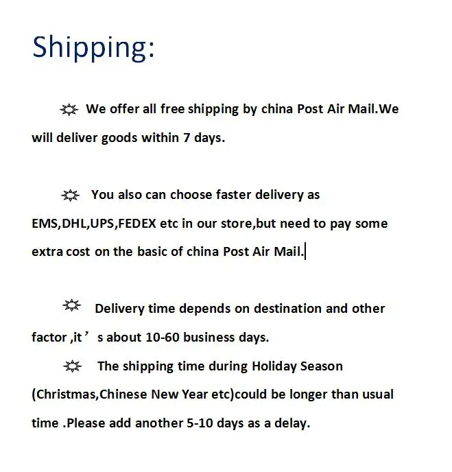 shipping - 