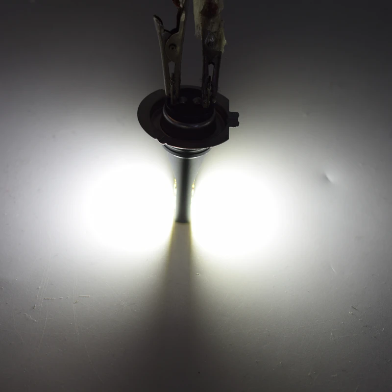 YIJINSHENG H7 H4/HB2 DRL Противотуманные фары светодиодные лампы 60 Вт 3030 SMD супер яркие 6000 К