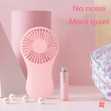 Portable Mini Fan Pocket Fan Cool Air Hand Held Cooling Fan Power By 3 AAA Batteries For Office Outdoor Home Lightweight Cooler