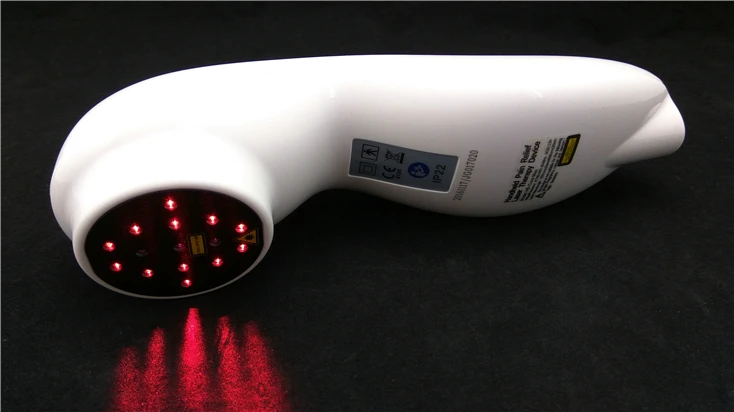 

Cold Laser Quantum Therapy For Body Pain Relief LLLT Cold Laser Therapy Device Powerful Handheld Home Use Device Safety Goggles