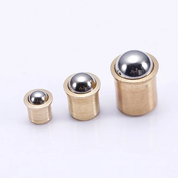 20pcs 5mm Ball Dia Brass Electroplating Door Cabinet Ball Catch Latch Closures Locked Bead Door Touch touch Marble