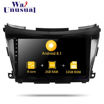

2 din Autoradio 10.1"Android 8.1 Octa Core Car Multimedia Player Radio GPS For Nissan Murano 2015 Stereo player With BT WIFI Map