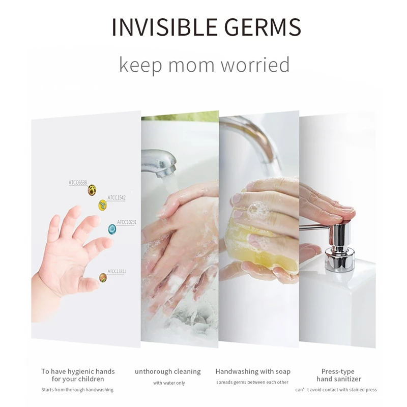 

350Ml Automatic Foaming Soap Dispenser Touchless Hand Soap Dispenser Liquid Shampoo Shower Gel Foam Pump For Bathroom Kitchen