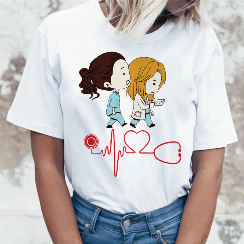 GREYS Anatomy You're My Person новая футболка женская футболка корейский стиль harajuku Женская ulzzang Эстетическая футболка рубашка