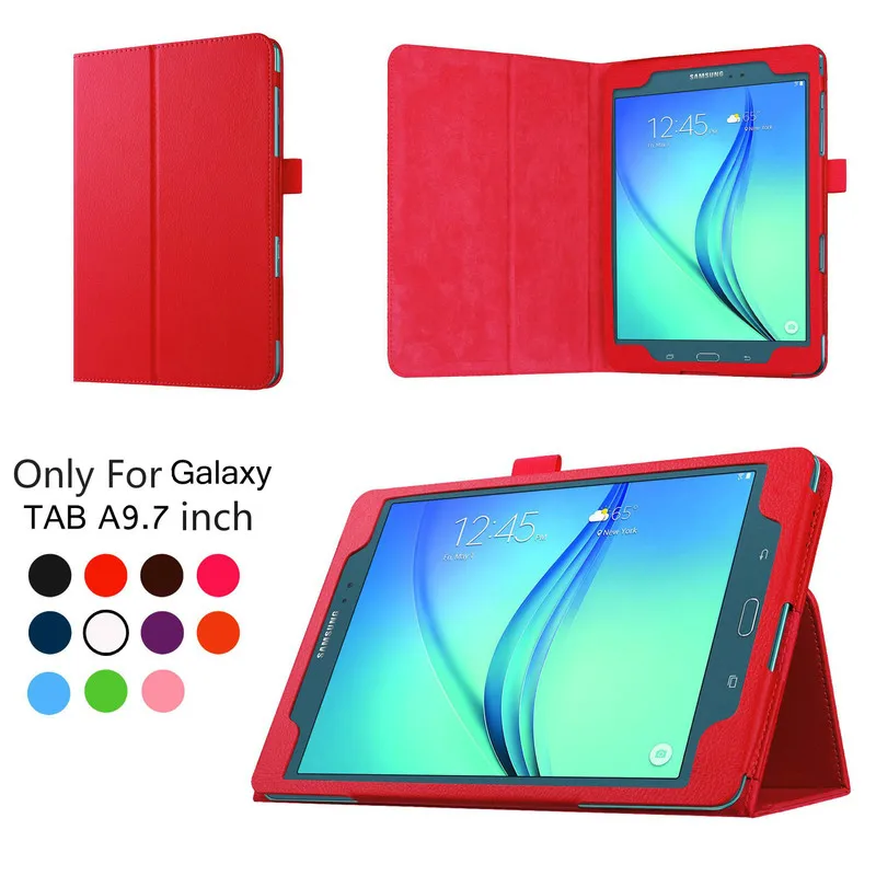 Чехол для samsung Galaxy Tab A 9," модель SM-T550 SM-P550 P555 T555 чехол для планшета из искусственной кожи откидной кронштейн Подставка стилус держатель
