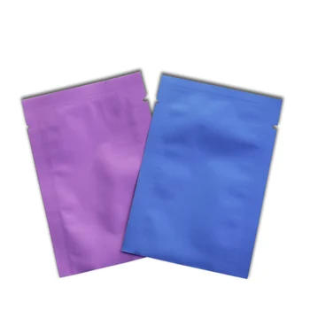 

Flat Open Top Metal Aluminum Bag Bulk Food Snack Candy Vacuum Package Mylar Foil Bags Heat Sealable Packaging Pouch