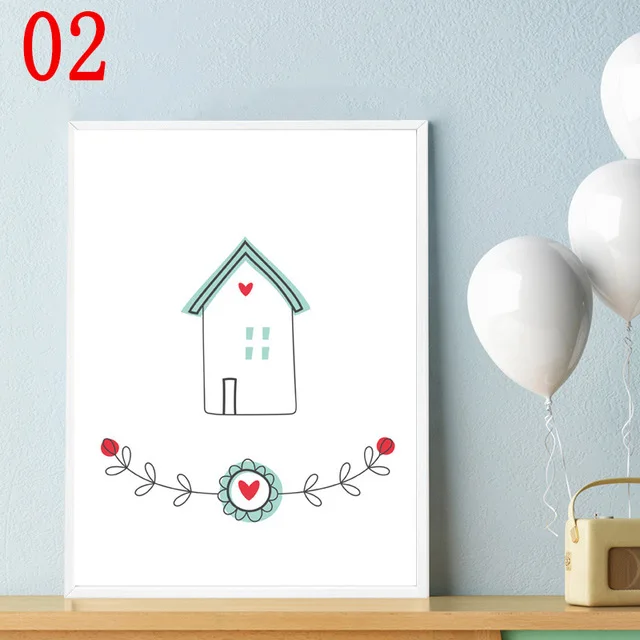 Minimalist-Nordic-Style-Bedroom-Decoration-Arrow-Tree-House-Modern-Youth-Love-Canvas-Wall-Pictures-Art-Printed.jpg_640x640 (1)