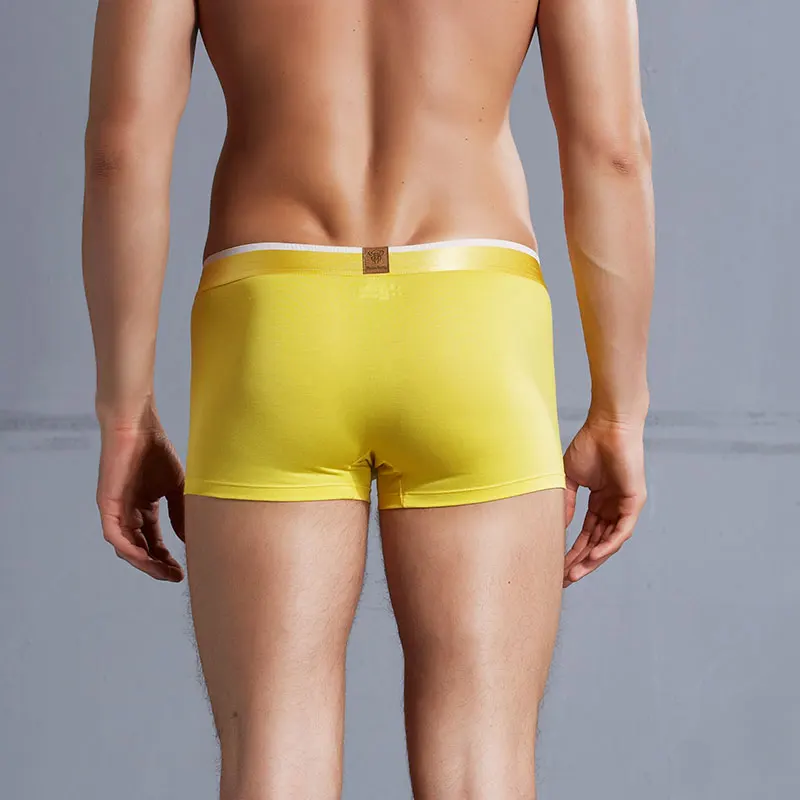 Трусы боксеры мужские однотонные из модала дышащие|fashion underwear|th underwearunderwear fashion |