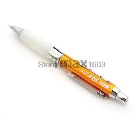 Uni M5-618GG Alpha Gel HD Shaka шейкер механический карандаш-0,5 мм - Цвет: Orange with white