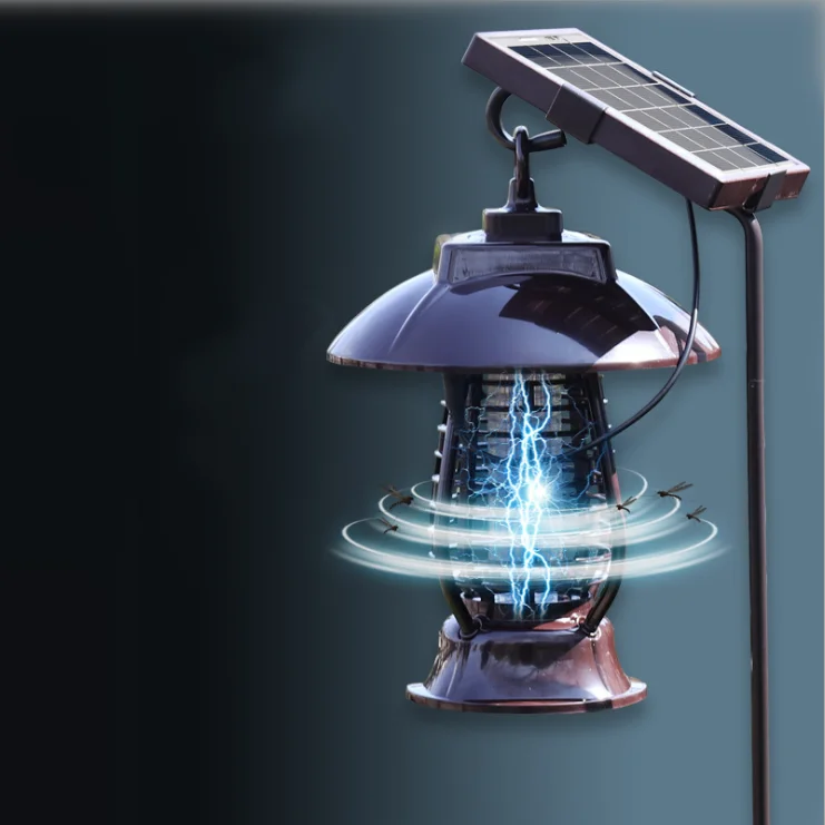 New solar insect killer lamp mosquito killer fly outdoor electronic mosquito repellent mosquito