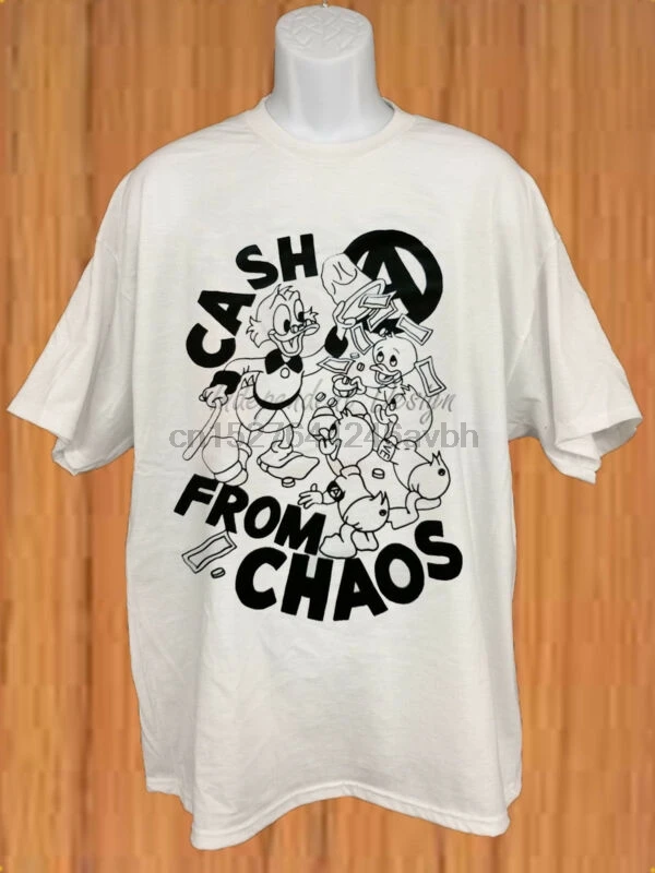 

Vintage~ Cash From Chaos Dux With Bux Seditionaries Men's T-Shirt USA SIZE S-3XL