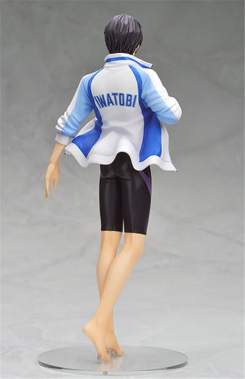 Новинка 22 см аниме бесплатно! Iwatobi swim Club Haruka Nanase 1/8 ПВХ фигурка Коллекционная модель игрушки