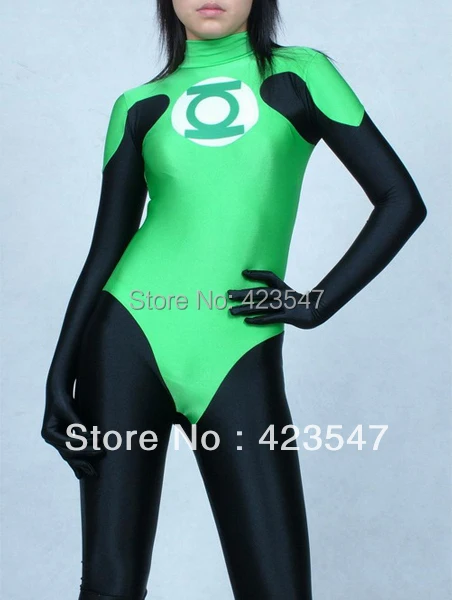 DC Comics Green Lantern Spandex High Thong Superhero Costume