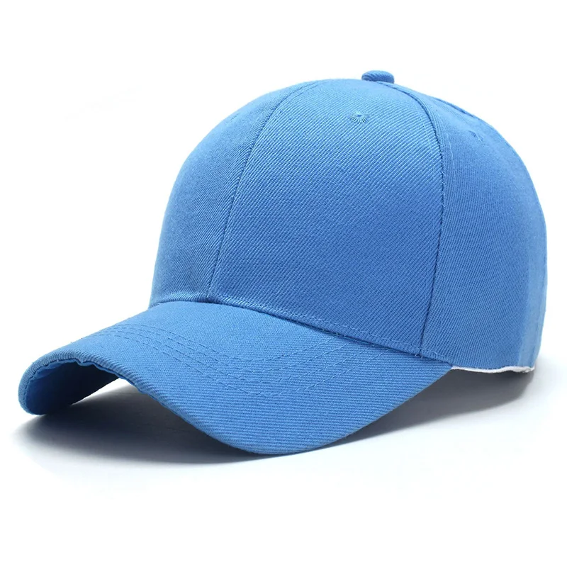 Модная мужская и женская кепка для гольфа, бейсболка, хлопковая Защита от солнца, бейсболка, кепка, кепка, бейсболка в стиле хип-хоп, Волшебная Регулируемая Кепка P1 - Цвет: Небесно-голубой