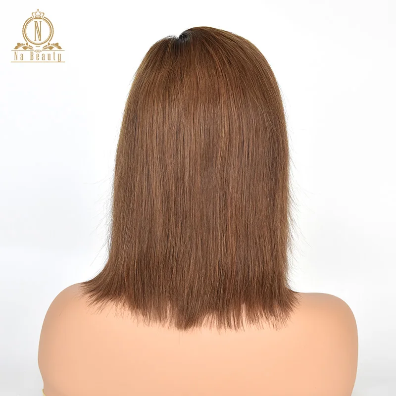 Glueless 13x6 кружево Боб парик прямые короткие синтетические волосы на кружеве