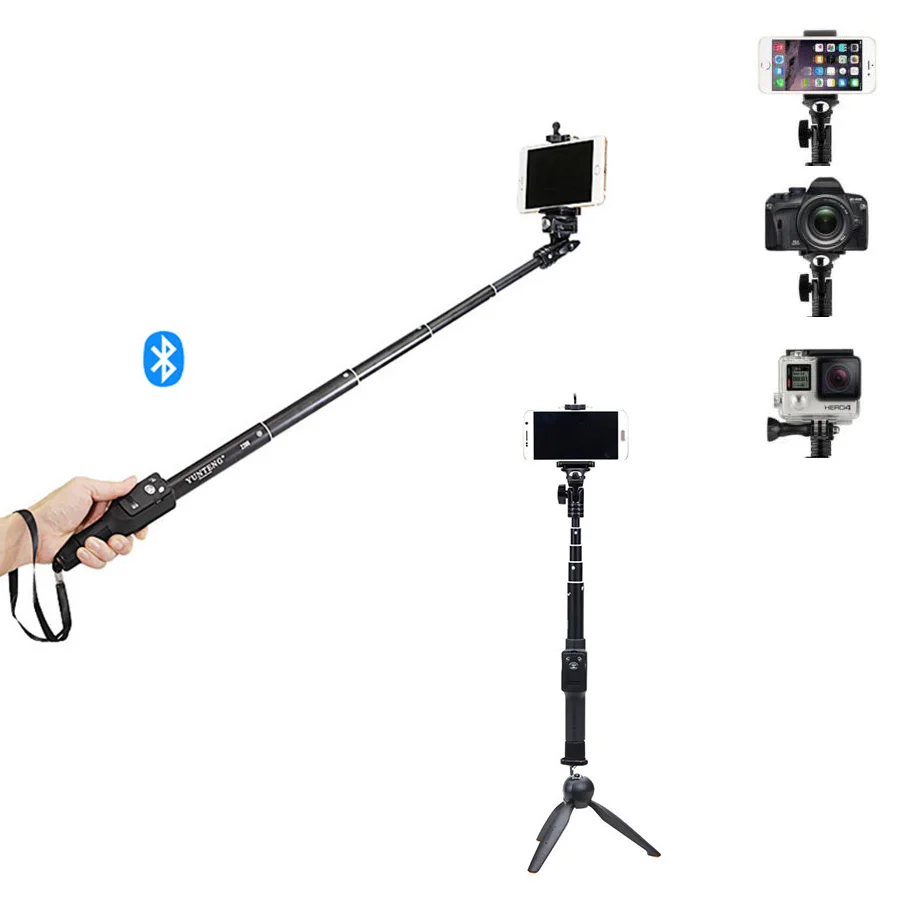 

Mini Bluetooth Selfie Stick Yunteng Telescopic Monopod with Tripod For phone Gopro Xiaomi Iphone 6 6s 7 Samsung Xiaomi camera