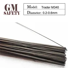 Лазерная сварочная проволока trader M340 0,2/0,3/0,4/0,5/0,6 мм для сварочных электродов Сделано в Италии 200 шт. в 1 трубки LUHAN04