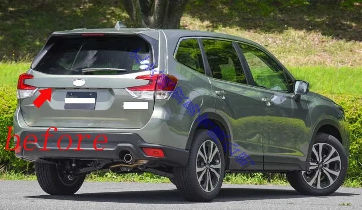 Для Subaru Forester SK декоративные аксессуары Задняя Крышка багажника из нержавеющей стали