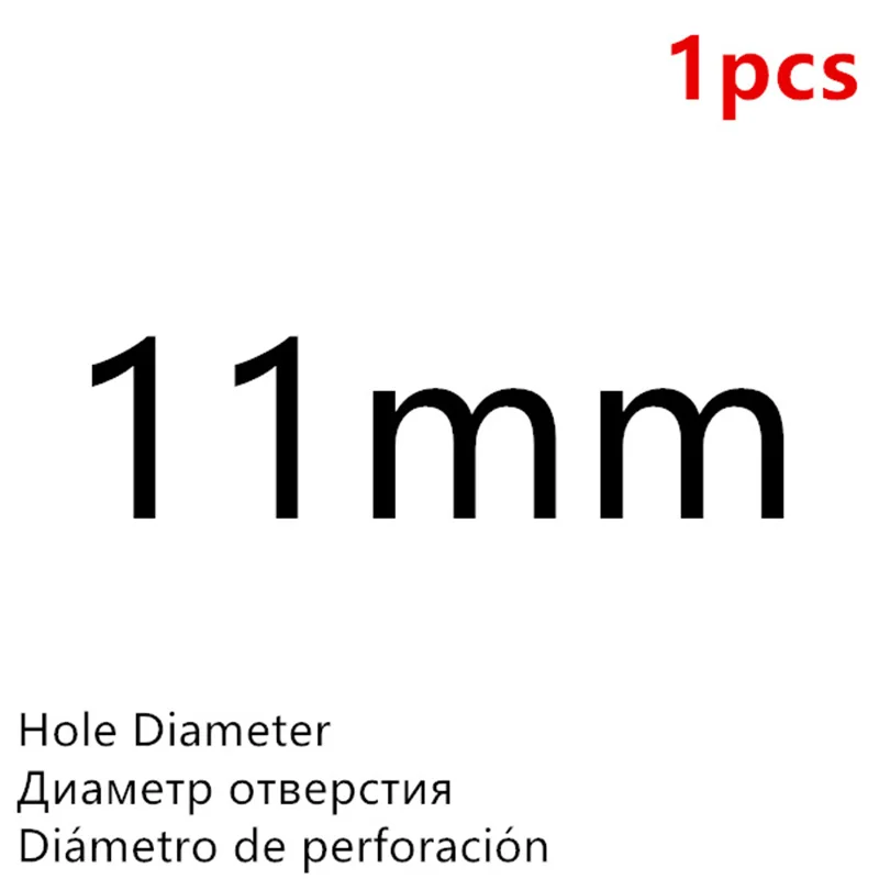 Дырокол для пробивки отверстий в коже, Круглый стальной кожаный дырокол 1 мм-30 мм для металлических прокладок, кожаных пластиковых резиновых инструментов - Цвет: 11mm - 1Pcs