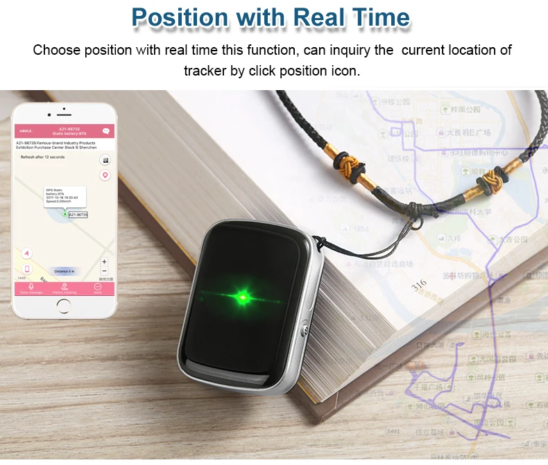 Dispositivo de Rastreamento para Crianças Animais de Estimação com Sos Gps à Prova Atacado Água Mini Localizador Gps Tracker Gsm - Gprs Alarme Anti-perdido Voz Monitor A21 d' 7 Atacado A21 GPS à prova d' água