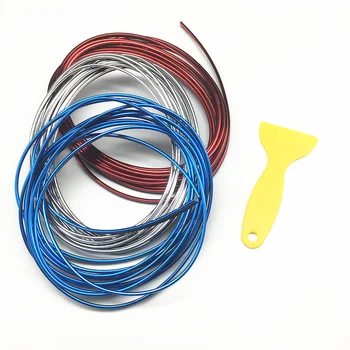 

5m Car Grille Interior Exterior Mouldings Trim Decorative Strip Line For Citroen C-Quatre C1 C2 C3 C4 C4L C5 DS3 DS4 DS5 DS6