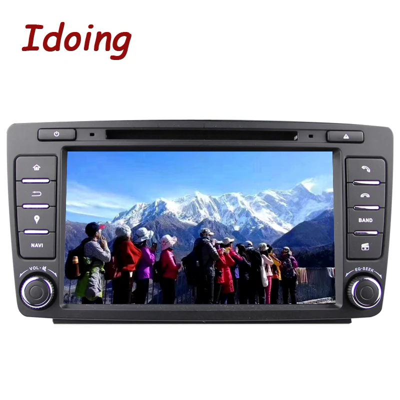 Idoing Android8.0 4G+32G 8Core 2Din Steering-Wheel For Skoda Octavia 2 Car Multimedia DVD Player Fast Boot 1080P HDP GPS+Glonass