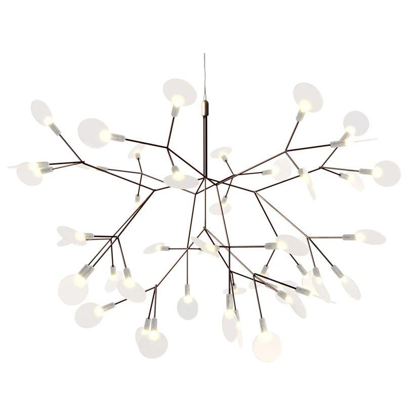 

Post modern LED Chandelier Light Tree branch technique of conductive layers Nordic Art Decoration 30/45 head creative