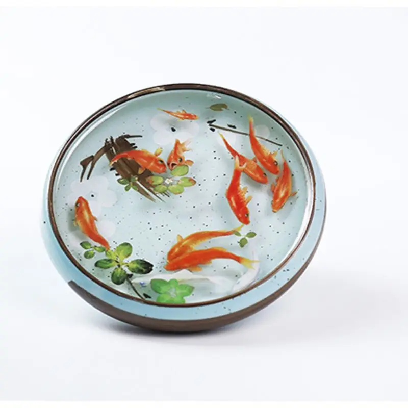 3D Resin Koi Fish Leaves Painting Stickers 3D Effect Simulation Goldfish  Sticker