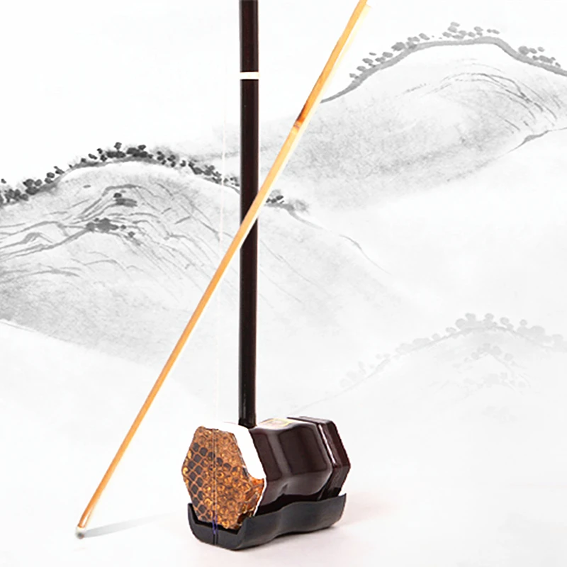 Chinese Huqin Erhu 01A1 Stringed Musical Instruments with Erhu accessories Bow Strings Book Video case Factory sale