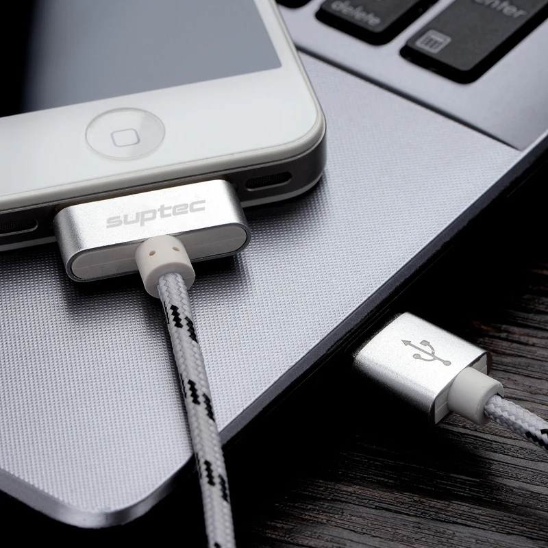 Usb-кабель SUPTEC для быстрой зарядки iPhone 4, 4S, 3g, S, 3g, iPad 1, 2, 3, iPod Nano touch, 30 Pin, адаптер для зарядного устройства, шнур для передачи данных