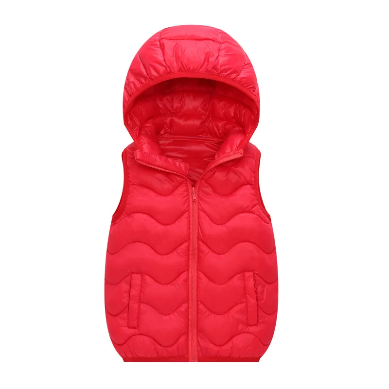 2017 Children duck down vests waistcoats girls/boy Outerwear&Coats vest