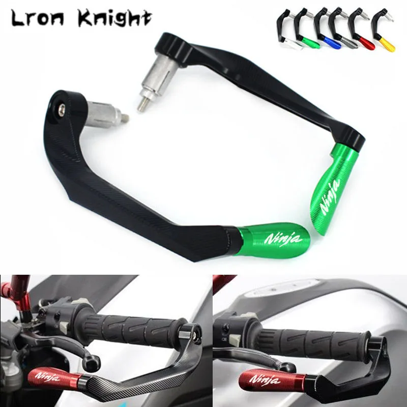 

For KAWASAKI NINJA 250 300 400 NINJA650R ZX-6R Motorcycle Universal Handlebar Grips Guard Brake Clutch Levers Guard Protector