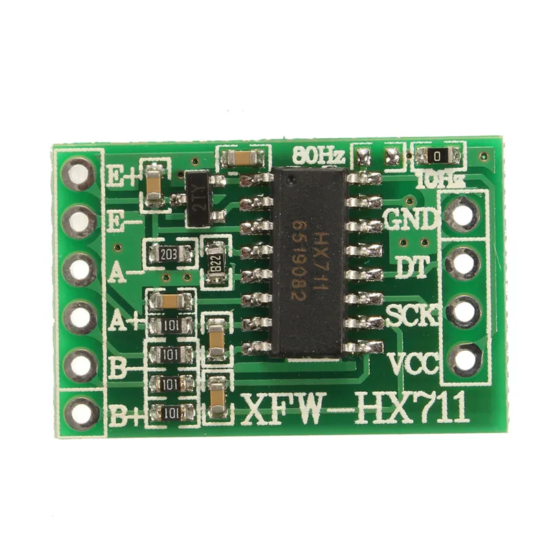 1 шт. датчик давления взвешивания A/D Модуль двухканальный 24 бит конвертер HX711 Shieding 2,6-5,5 В электронные компоненты и принадлежности