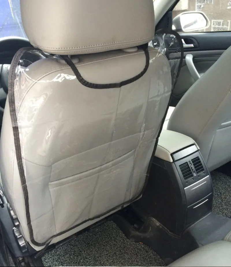 Автомобильное сиденье защита задней крышки для маленьких детей на спинку кресла со для Peugeot RCZ 206 207 208 301 307 308 406 407 408 508 2008 3008-6008