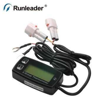 

TS003 PT100 -20 +300 2 temp sensor TEMP meter temperature thermometer for motorcycle mower ATV boat marine trimmer cultivator