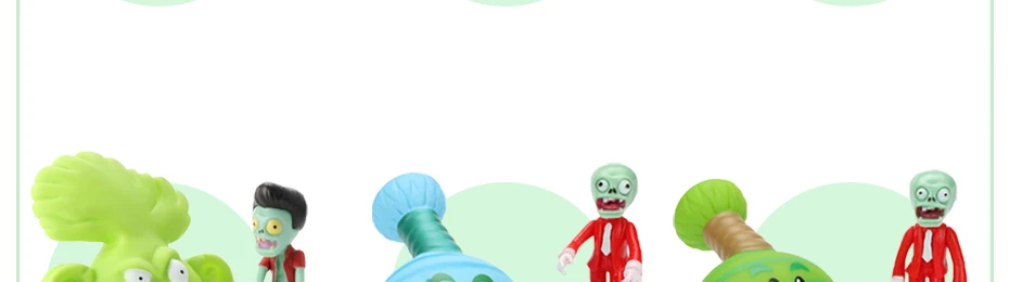 Растения против Зомби Peashooter ПВХ фигурка модель игрушки подарки игрушки для детей Высокое качество в OPP мешок