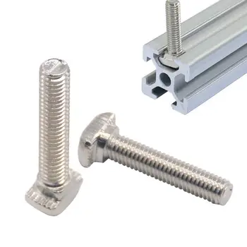 

CNC 3D Printer Parts 2020 type T screw T bolt Screw for European Standard Anodized 2020 Linear Rail Aluminum Profile