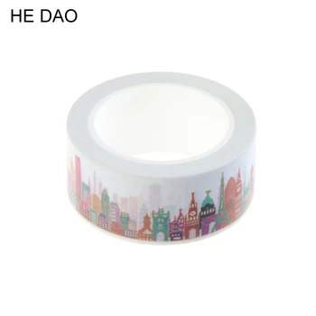 

1 Pc 2cm X 10m Gorgeous Town Washi Tape Diy Decoration Scrapbooking Planner Masking Tape Adhesive Tape Kawaii Stationery