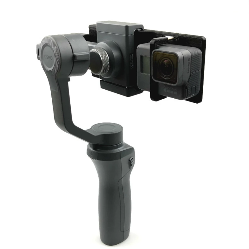 

3D Printed DJI OSMO Mobile 2 1 Handheld Gimbal Adapter Holder Mount Action Camera Bracket for GoPro Hero 6 5 4 3