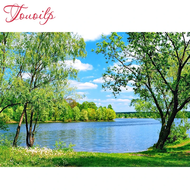 TOUOILP Full Square/Round Drill 5D DIY Diamond Painting &quotLandscape nature&quot Embroidery Cross Stitch Mosaic Home Decor Gift | Дом и сад