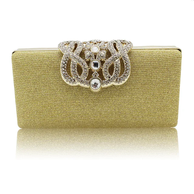 Women Clutch Evening Bags The New Diamond Crown Corrugated Package Party Day Clutch Purse Dress
