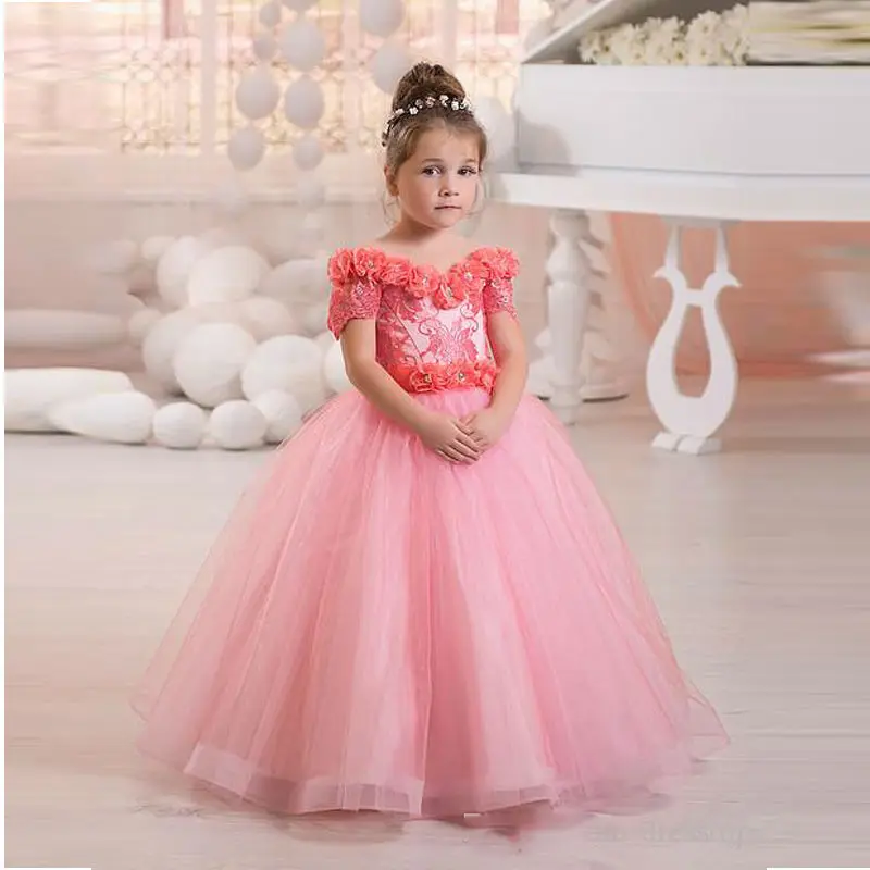 Online Get Cheap Coral Flower Girl Dresses -Aliexpress.com ...