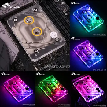 

Bykski CPU-XPR-AM-V2 CPU Water Block for AMD Ryzen AM4 AM3 AM3+,water cooler Liquid Cooling