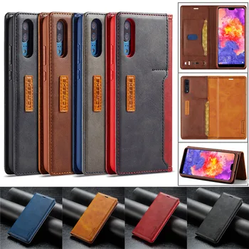 

Huawei P20 Pro Case Leather Luxury Brand Wallet Fundas Huawei P20 Lite Case Flip Card Slot Phone Case For Coque Huawei P20 Cover