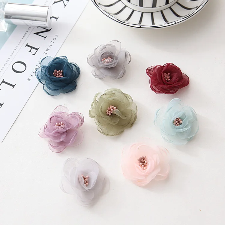 

20pcs/lot flowers beaded patches for clothing DIY craft supplies artesanato costura beads flower sewing accessories handwerk