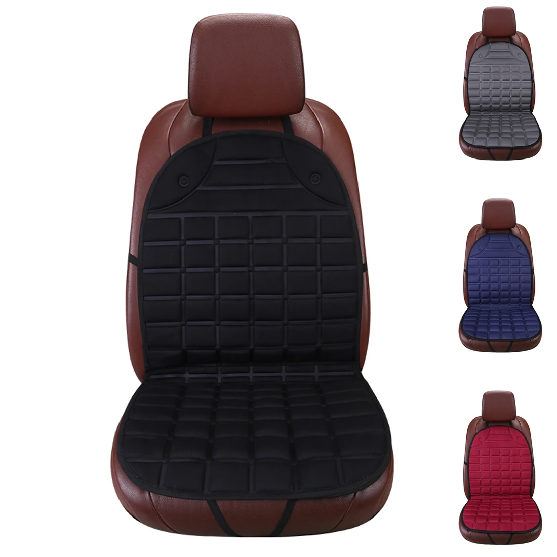 Dewtreetali Winter Single Car Seat Covers Universal Front Car Seat Warm