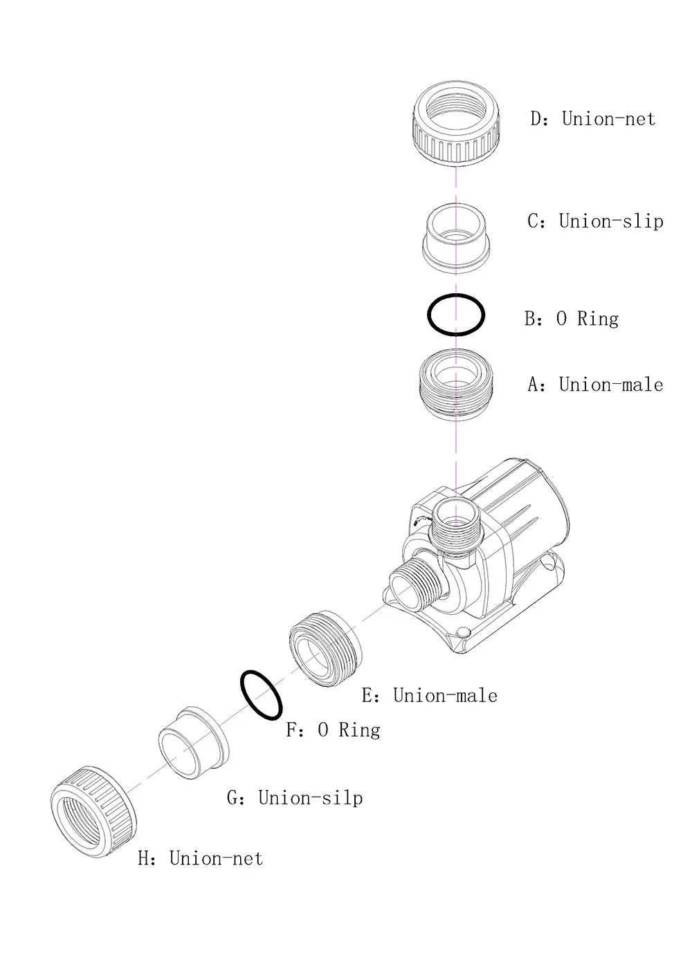 Explosion-Chart-for-Circulation-Pump-1